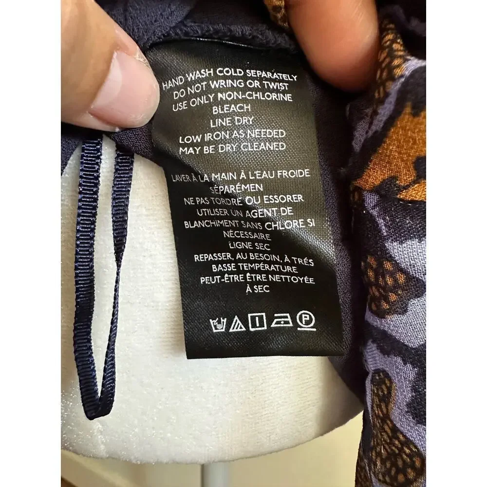 NWT By Anthropologie‎ Sleeveless Halter Tank Leopard Print Size L Retail $98